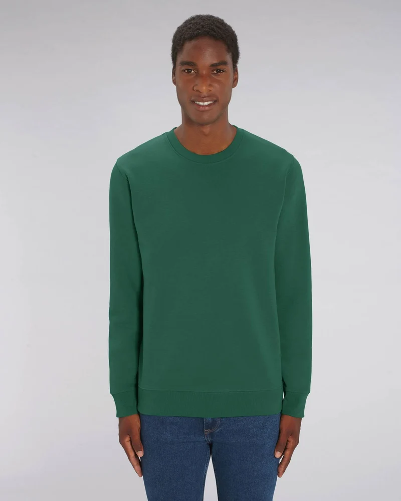Premium-Sweatshirt mit Rundhalsausschnitt, unisex, aus Bio-Baumwolle zum Personalisieren