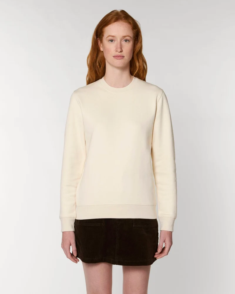 Premium-Sweatshirt mit Rundhalsausschnitt, unisex, aus Bio-Baumwolle zum Personalisieren