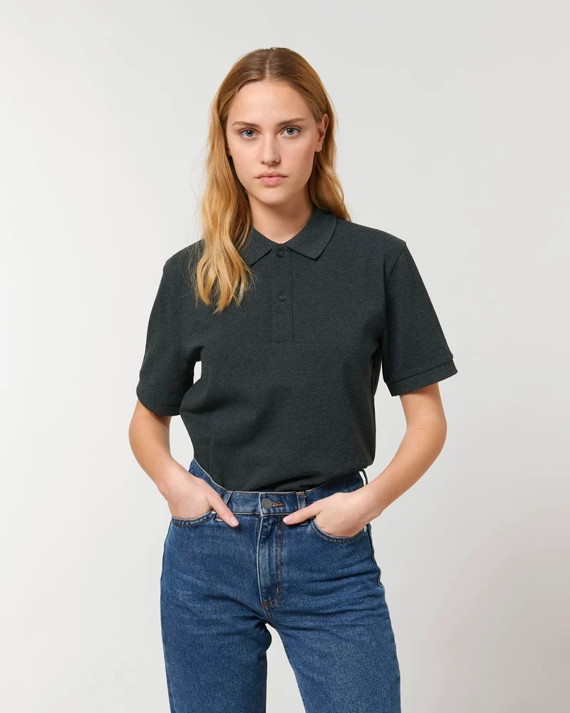Unisex-Polo zum Personalisieren aus Bio-Baumwolle