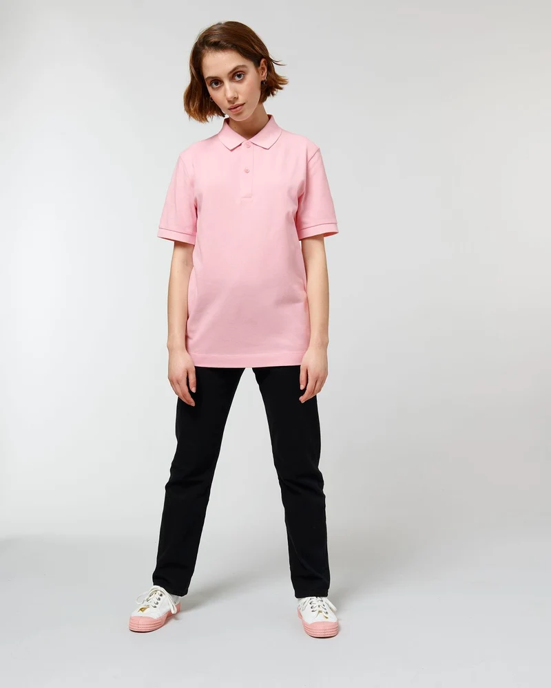 Unisex-Polo zum Personalisieren aus Bio-Baumwolle
