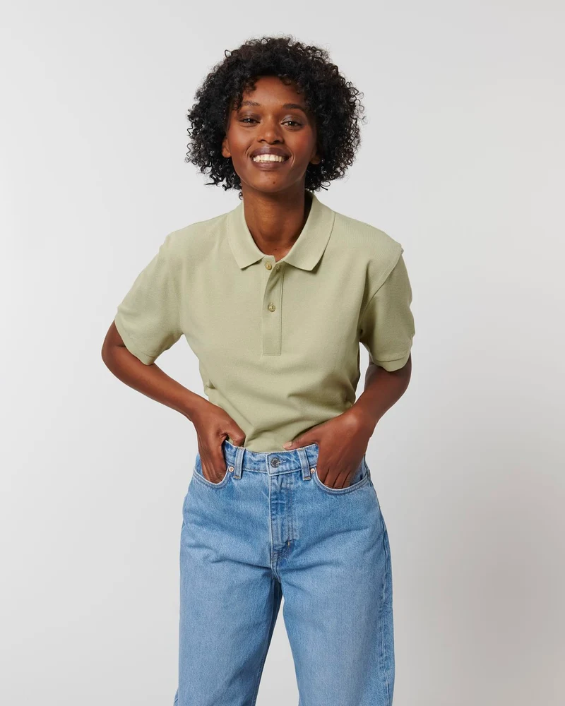 Unisex-Polo zum Personalisieren aus Bio-Baumwolle