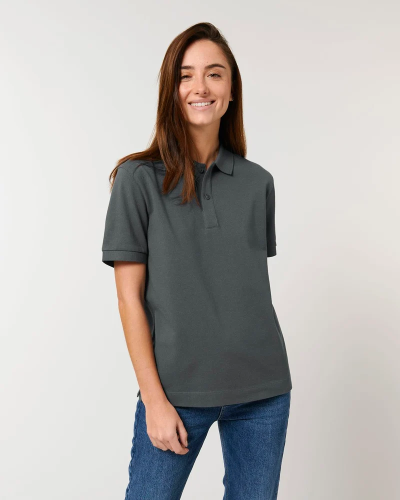 Unisex-Polo zum Personalisieren aus Bio-Baumwolle
