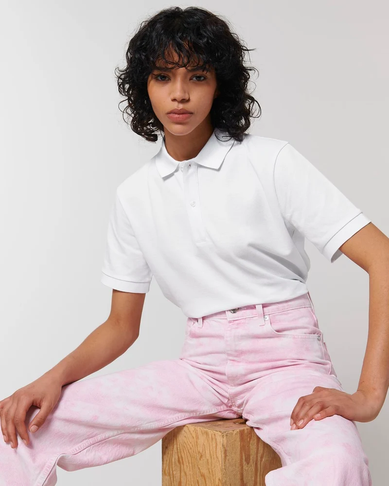 Unisex-Polo zum Personalisieren aus Bio-Baumwolle