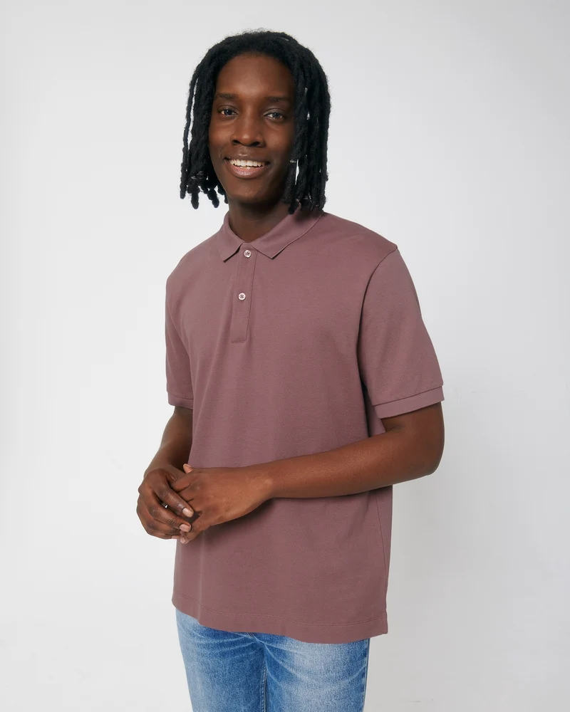 Unisex-Polo zum Personalisieren aus Bio-Baumwolle
