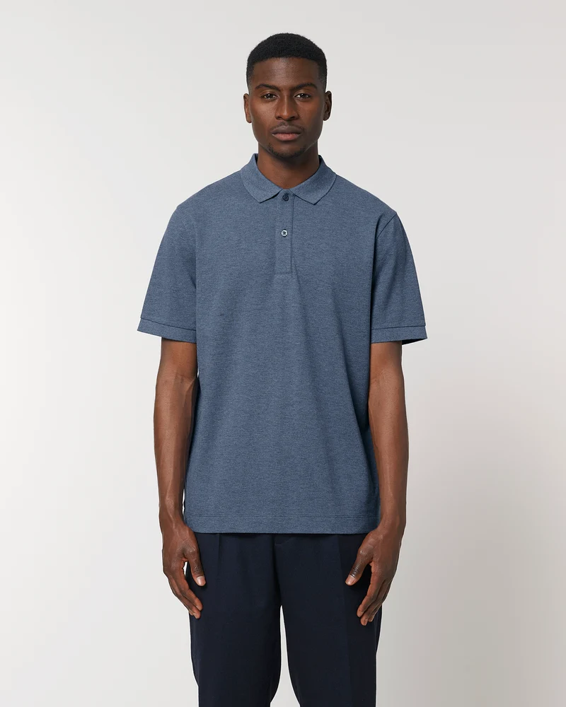 Unisex-Polo zum Personalisieren aus Bio-Baumwolle