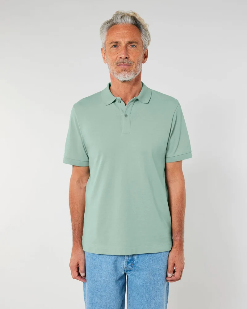 Unisex-Polo zum Personalisieren aus Bio-Baumwolle