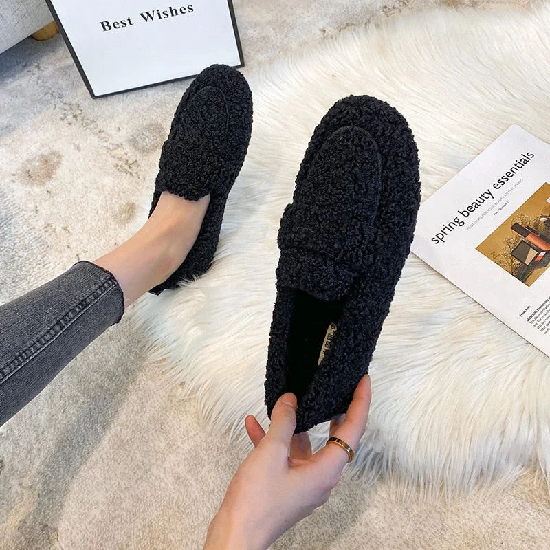 Drune | Plüsch-Pantoffel-Schuhe