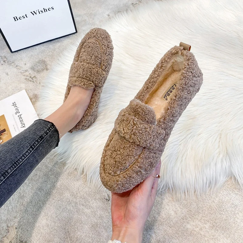 Drune | Plüsch-Pantoffel-Schuhe