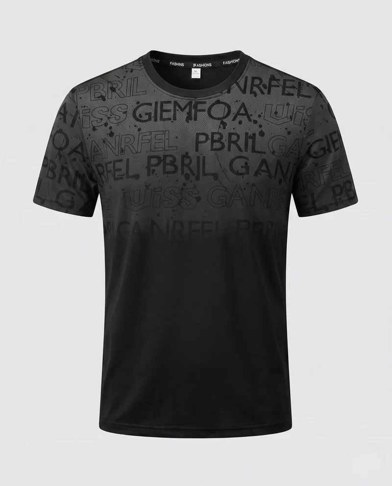 Herren Sport T-Shirt mit atmungsaktiver Struktur und innovativem Design Drune