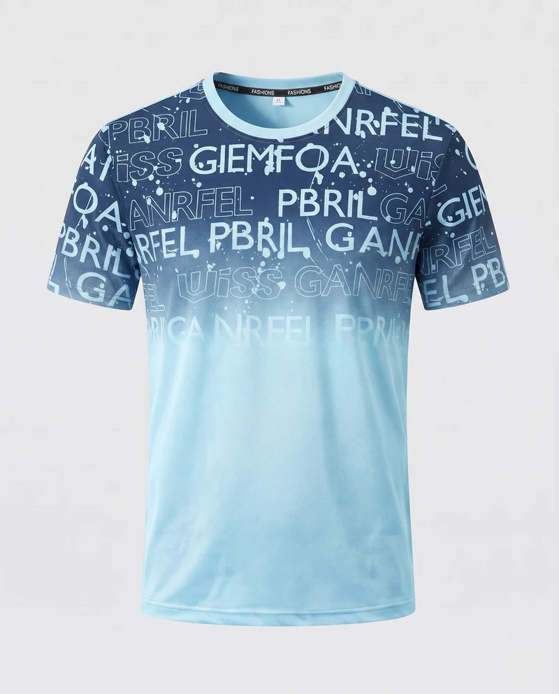 Herren Sport T-Shirt mit atmungsaktiver Struktur und innovativem Design Drune