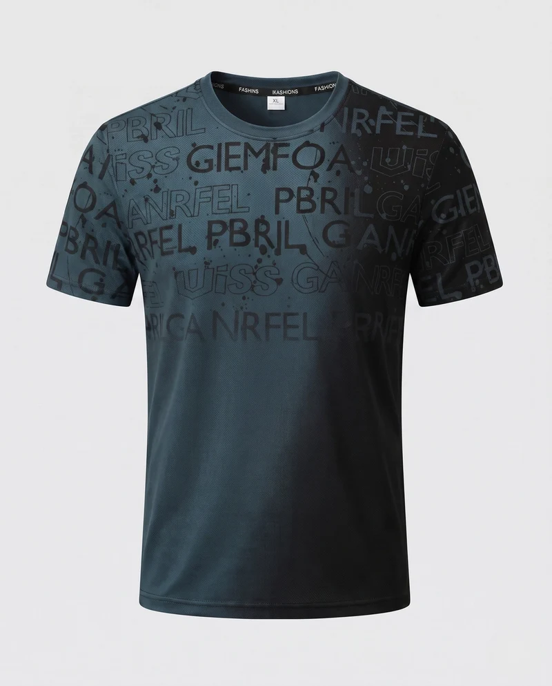 Herren Sport T-Shirt mit atmungsaktiver Struktur und innovativem Design Drune