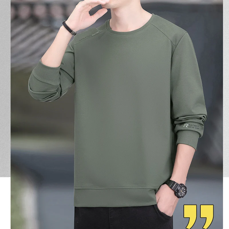 Herren Performance-Sweatshirt mit wärmender Innenlage und minimalistischer Rundhalsausschnitt Drune