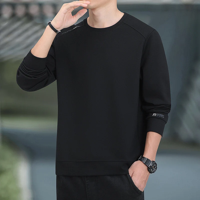 Herren Performance-Sweatshirt mit wärmender Innenlage und minimalistischer Rundhalsausschnitt Drune