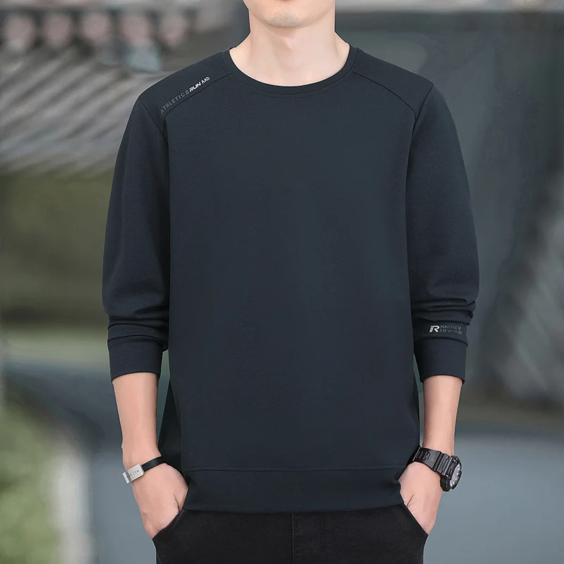 Herren Performance-Sweatshirt mit wärmender Innenlage und minimalistischer Rundhalsausschnitt Drune