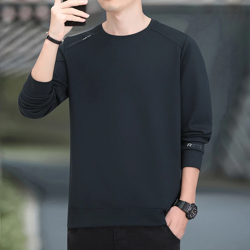 Herren Performance-Sweatshirt mit wärmender Innenlage und minimalistischer Rundhalsausschnitt Drune