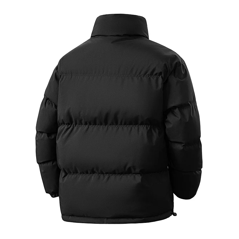 Herren Kurz gesteppte Thermo-Winterjacke mit hohem Stehkragen und winddichter Füllung Drune