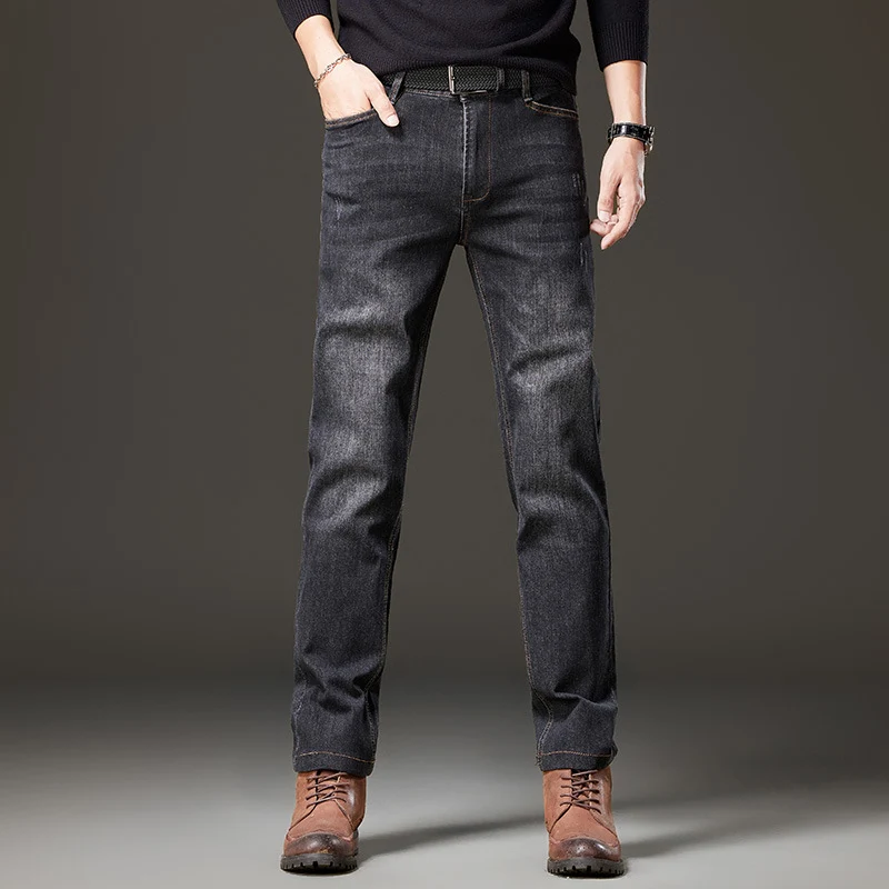 Herren Jeans im geraden Schnitt aus Stretch-Denim mit klassischem fünf‑Taschen‑Schnitt Drune