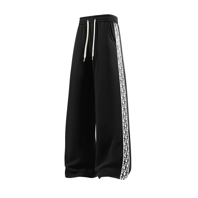Damen Extraweite Lounge-Sweathose mit seitlichem Logoband und Komfortbund Drune