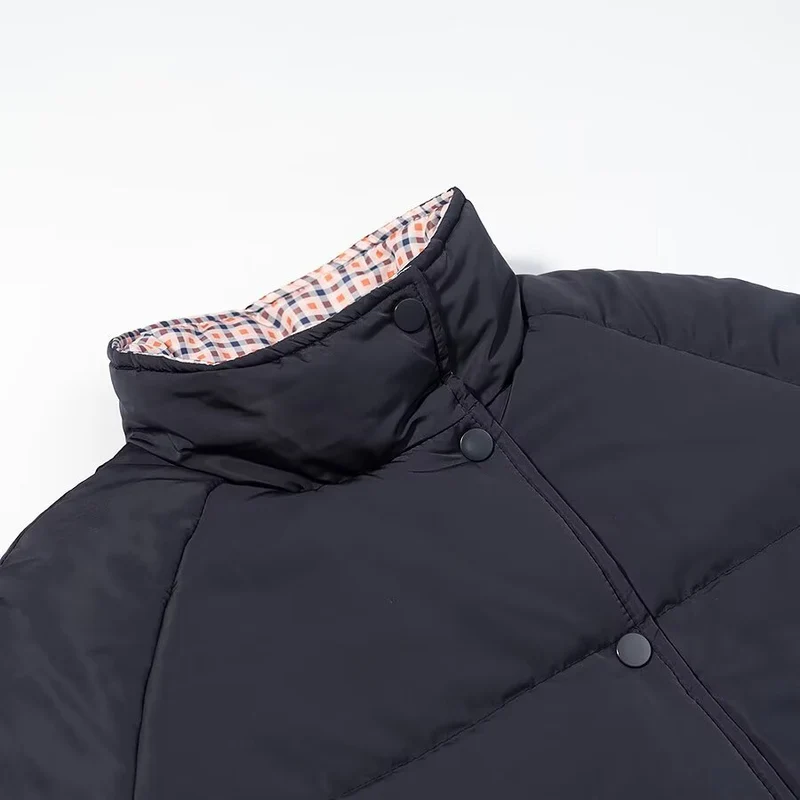Damen Wattierte Steppjacke mit Stehkragen, Raglanärmeln und verstellbarem Saum Drune