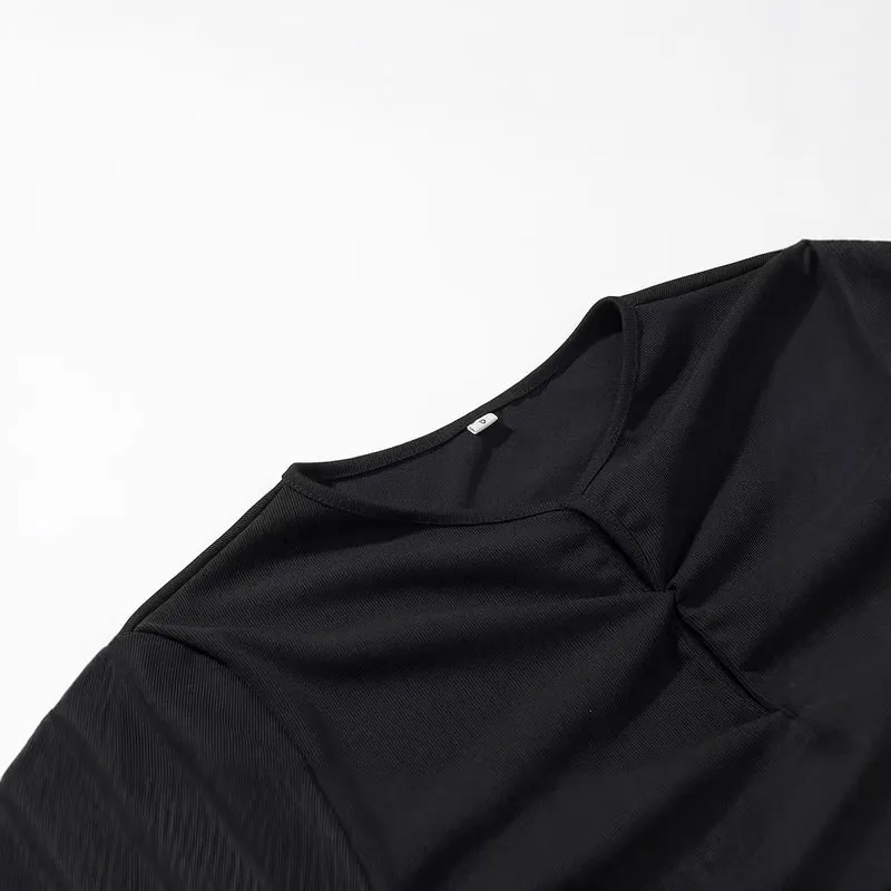 Damen Maxikleid mit Spitzeneinsatz, geraffter Vorderpartie und fließender Saum Drune
