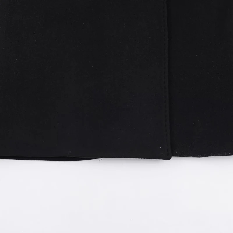 Damen Longline-Mantel mit breitem Revers und Bindegürtel Drune