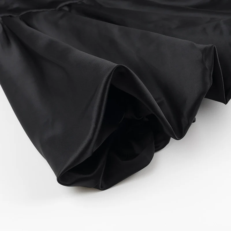 Damen kurzes Mesh-Overlay-Skaterkleid mit Stehkragen und taillierter Korsage Drune