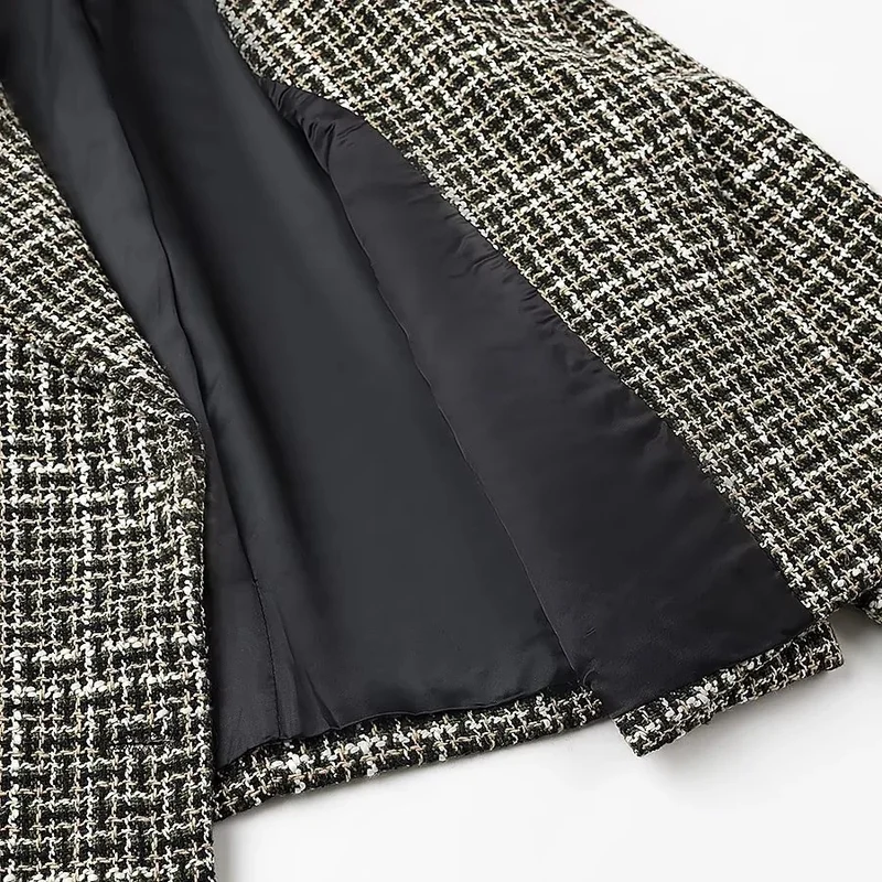 Damen Kurzblazer aus Bouclé‑Tweed mit kastiger Cropped‑Silhouette Drune