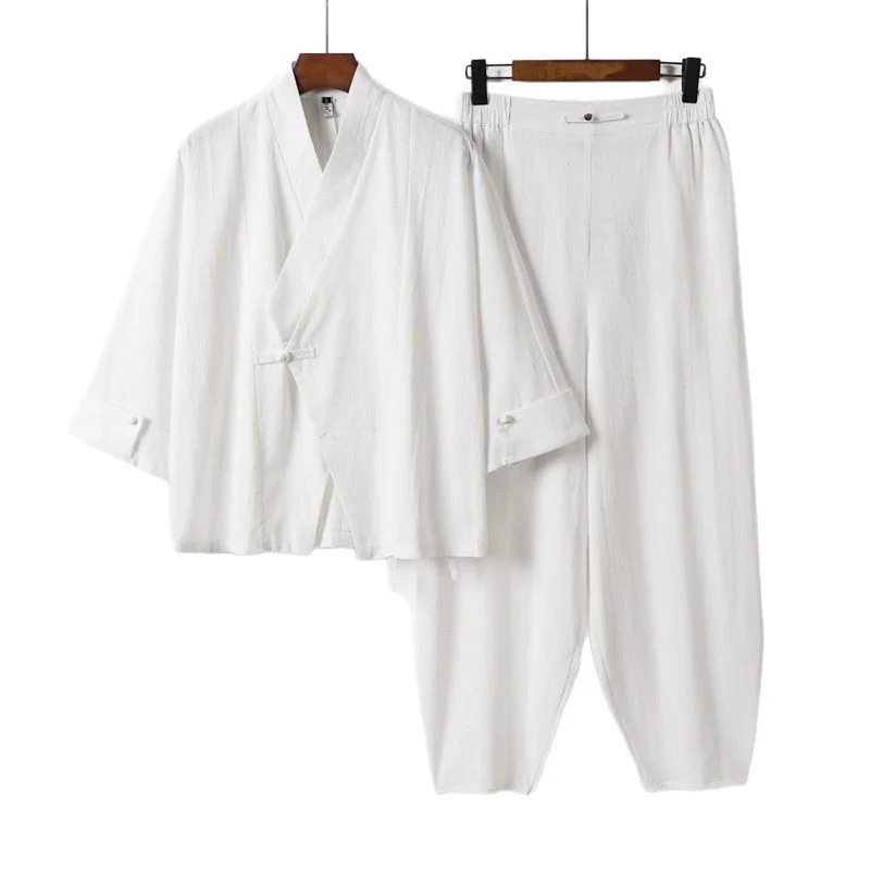 Herren Kimono-Jacken- und Haremshosen-Set Drune