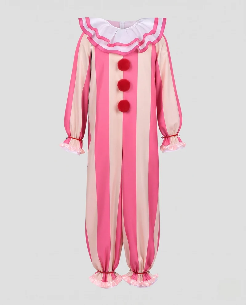 Damen Clownoverall mit fröhlichen Farben und verspieltem Design Drune
