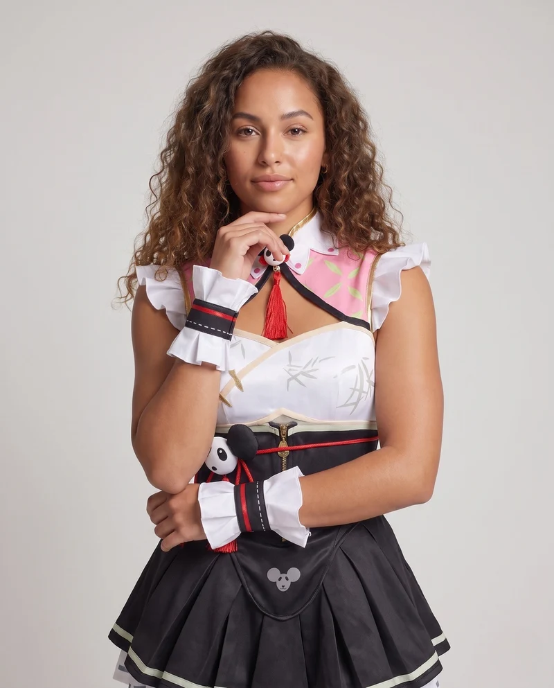 Damen Cosplay-Kleid mit detailverliebtem Design und kunstvollen Accessoires Drune