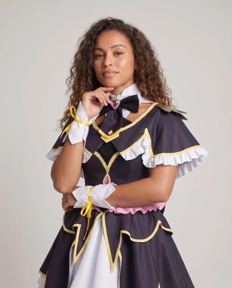 Damen Cosplay-Kleid mit elegantem Design und kunstvollen Details Drune