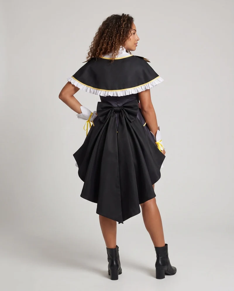 Damen Cosplay-Kleid mit elegantem Design und kunstvollen Details Drune