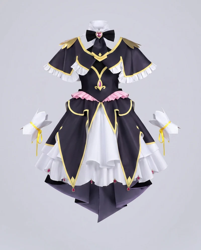 Damen Cosplay-Kleid mit elegantem Design und kunstvollen Details Drune