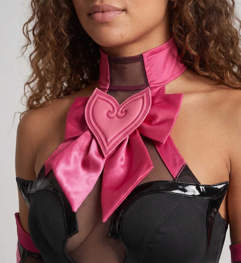 Damen Cosplay-Kleid mit elegantem Schnitt und Accessoires Drune