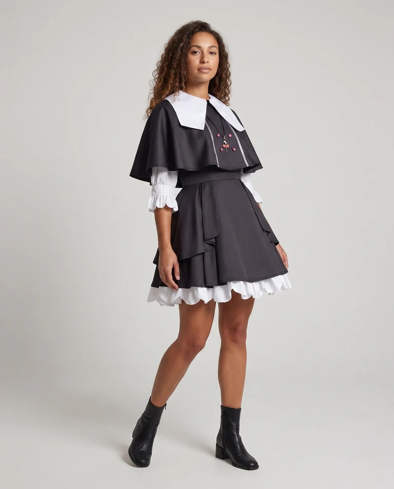 Damen Cosplay-Kleid mit klassischem Design und erstklassigen Accessoires Drune