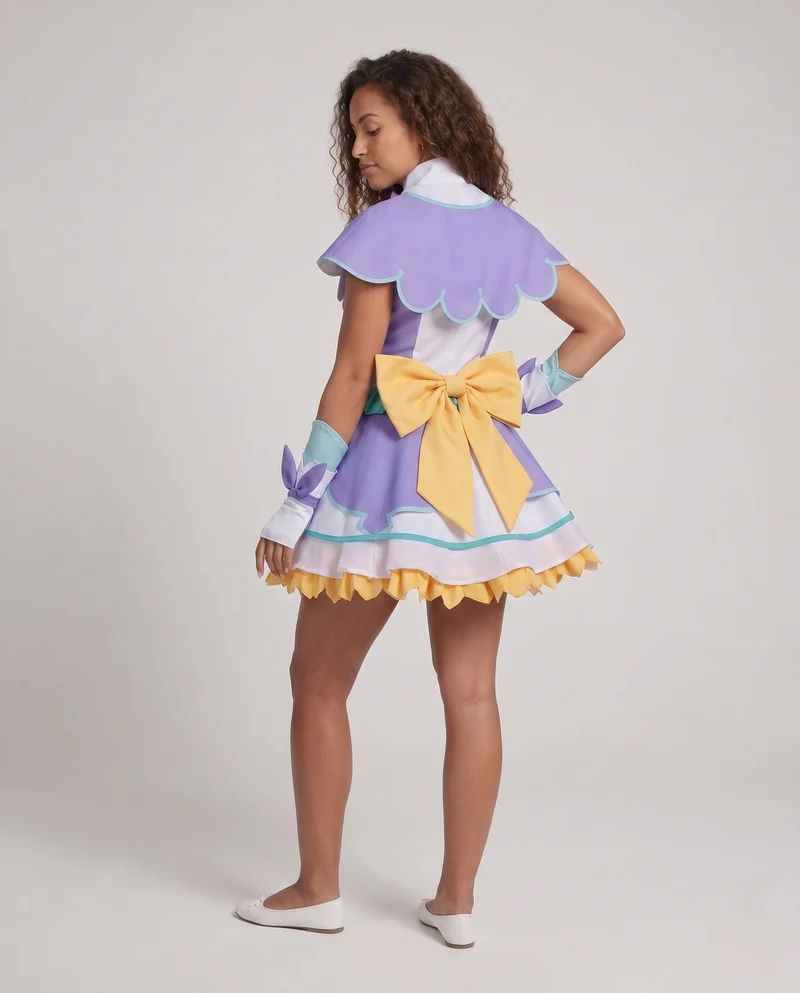 Damen Cosplay-Kleid mit kunstvollen Details und vielseitigen Accessoires Drune