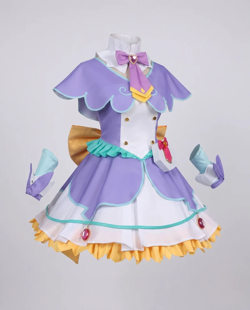 Damen Cosplay-Kleid mit kunstvollen Details und vielseitigen Accessoires Drune
