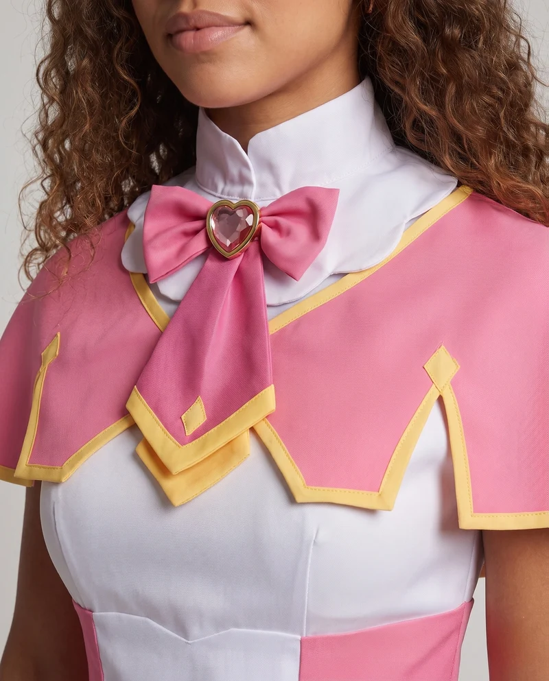 Damen Cosplay-Kostüm mit voluminösem Rock, eleganten Rüschen und hochwertigem Zubehör Drune