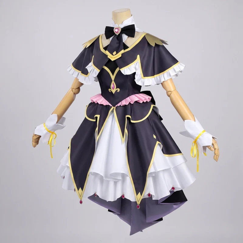 Damen Cosplay-Kostüm mit voluminösem Rock und kunstvollen Verzierungen Drune