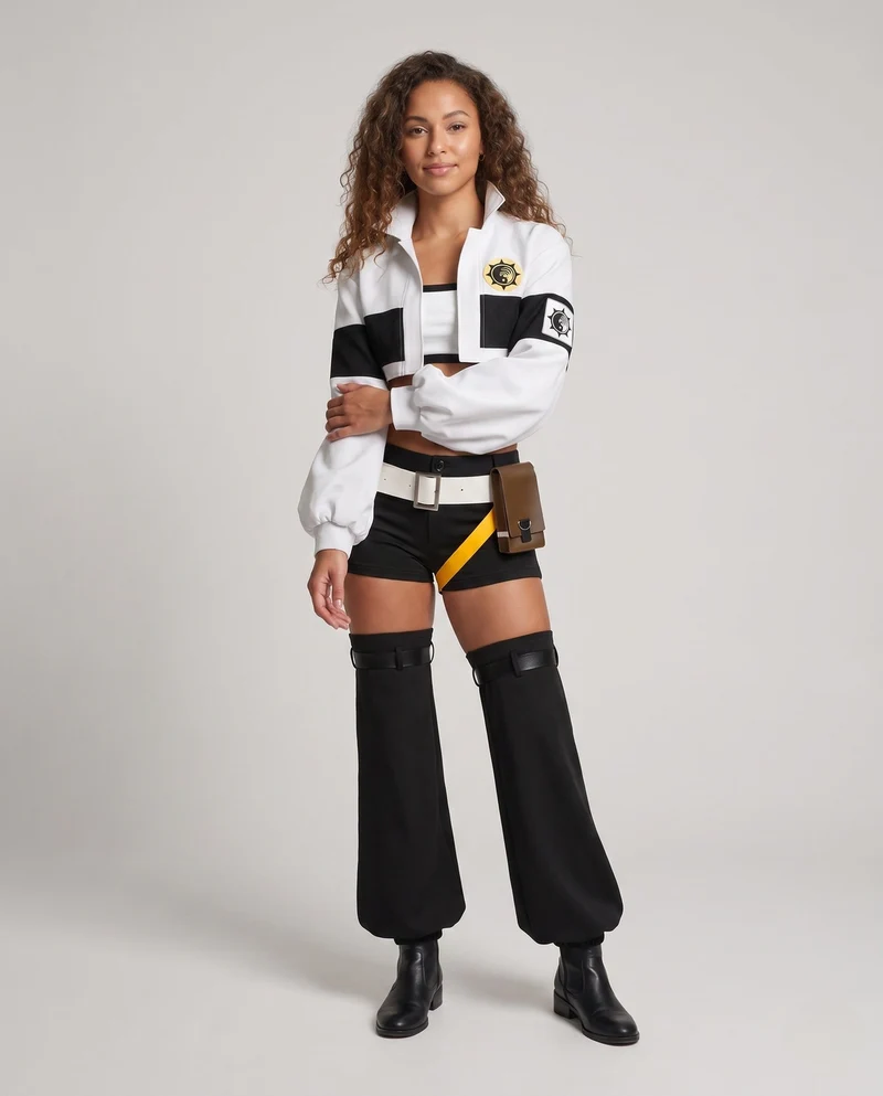 Damen Cosplay-Kostümset mit detailverliebtem Design und vielseitigen Accessoires Drune