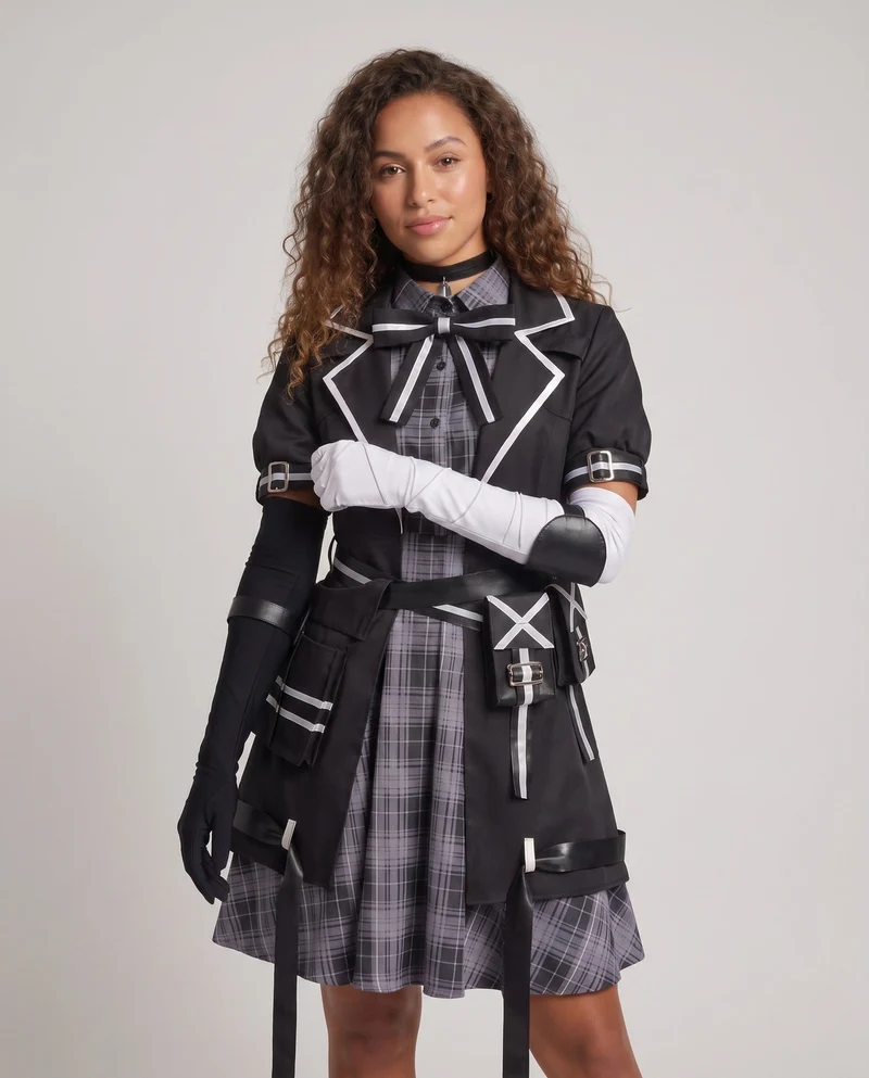 Damen Cosplay-Kostümset mit hochwertiger Bekleidung und vielseitigen Accessoires Drune