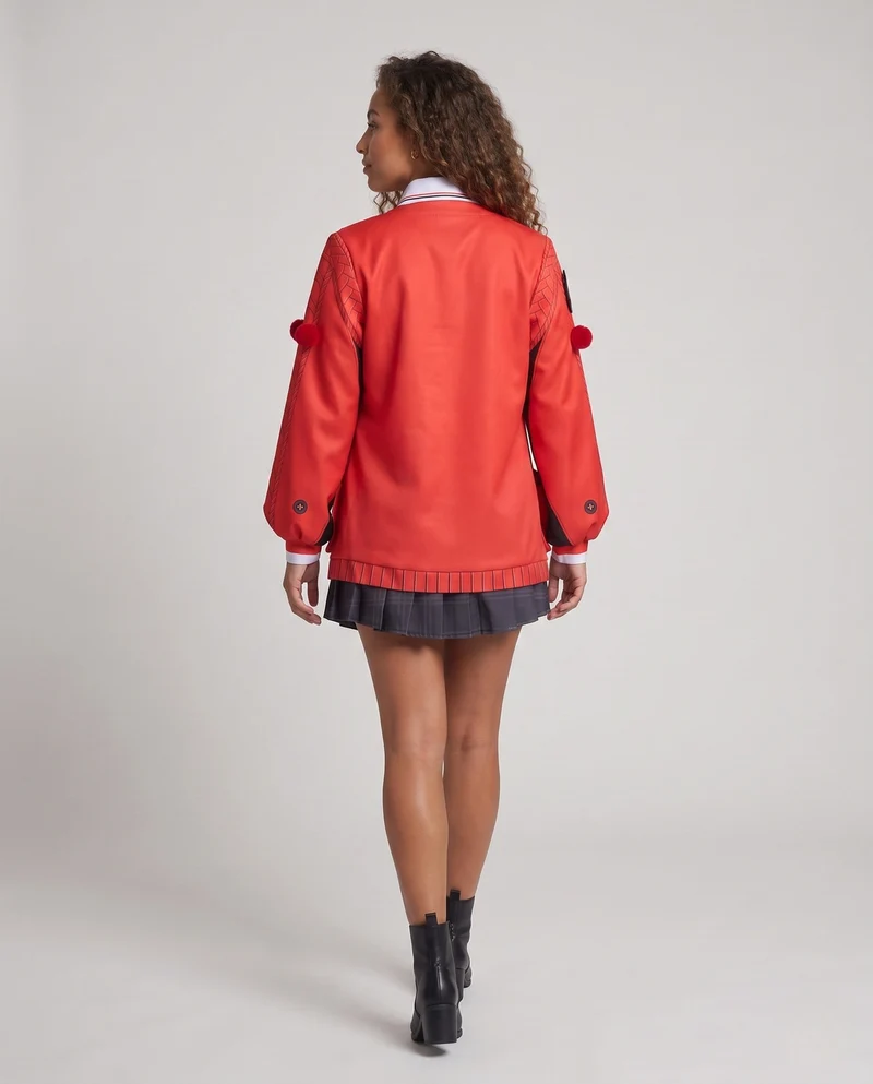 Damen Cosplay-Kostümset mit stilvollem Jacken- und Rock-Design Drune