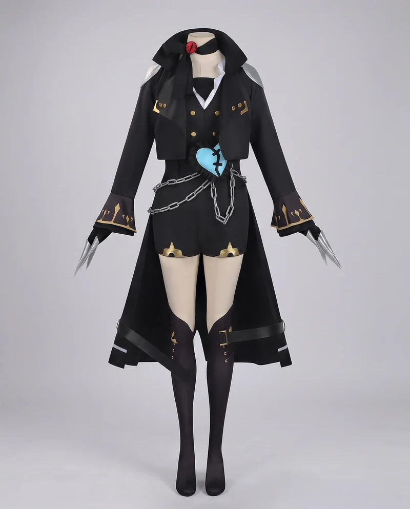 Damen Cosplay-Outfit mit detailverliebter Robe, frechem Schnitt und vielseitigen Accessoires Drune