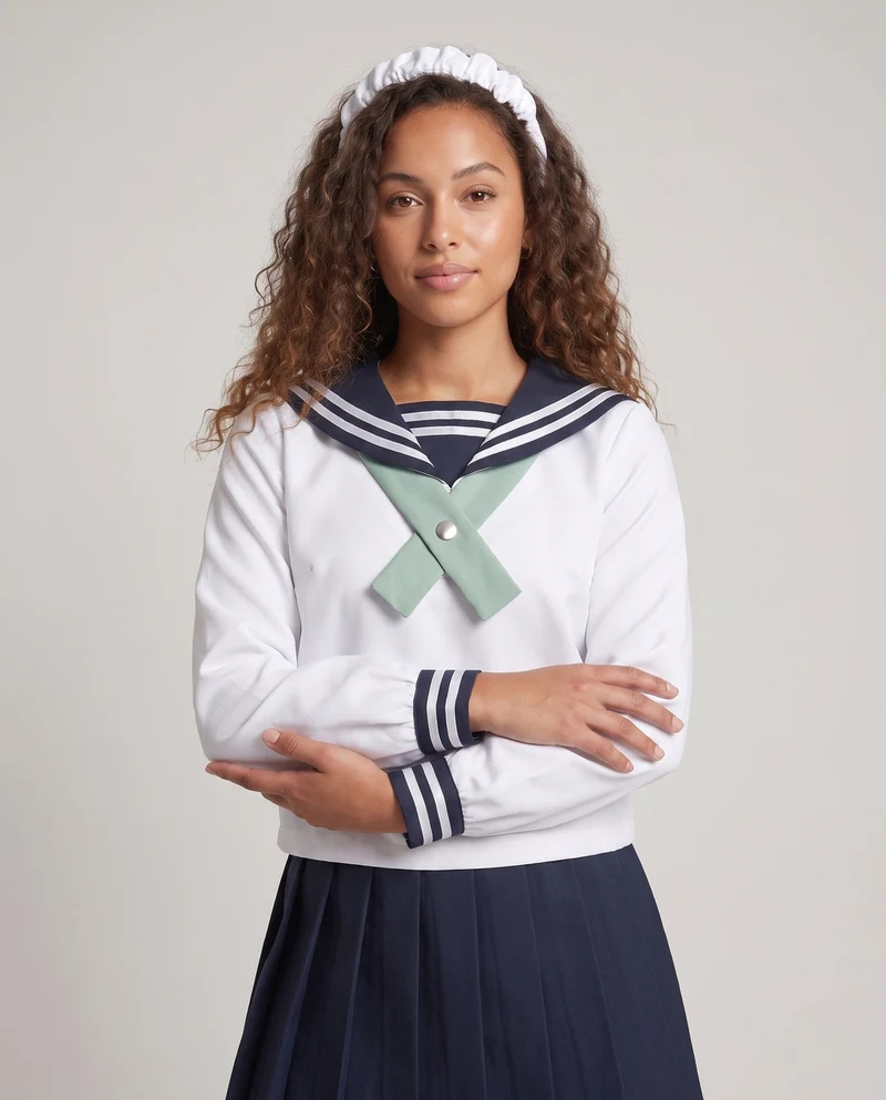 Damen Cosplay-Outfit mit klassischem T-Shirt und weitem Hosenanzug Drune