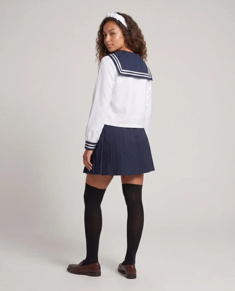Damen Cosplay-Outfit mit klassischem T-Shirt und weitem Hosenanzug Drune