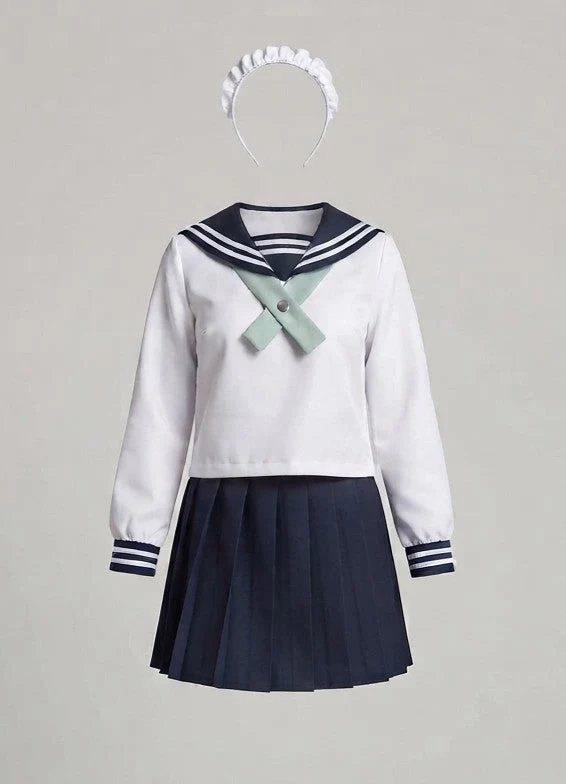 Damen Cosplay-Outfit mit klassischem T-Shirt und weitem Hosenanzug Drune