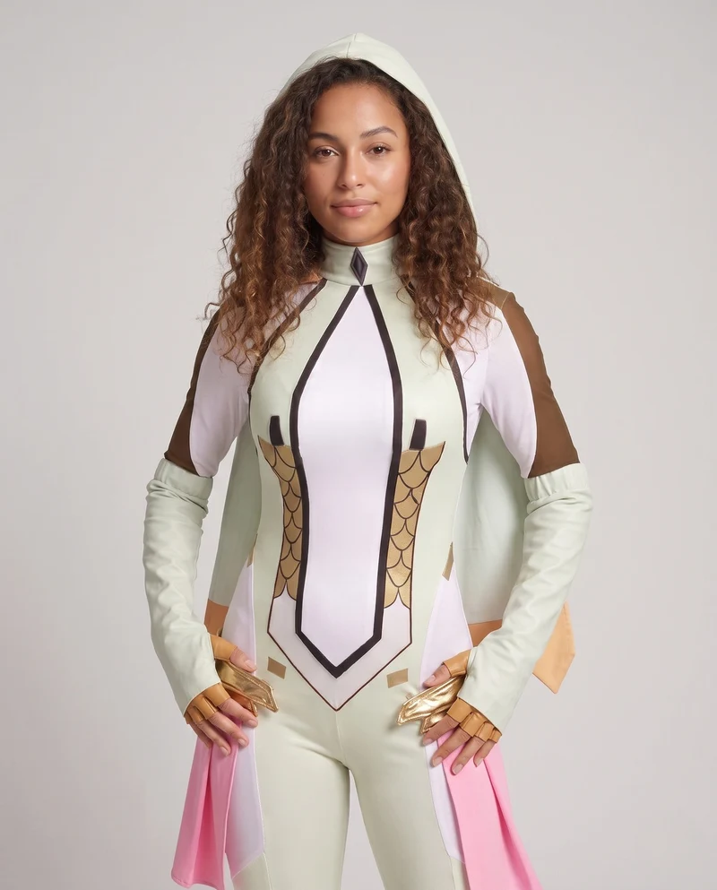Damen Cosplay-Outfit mit kunstvollen Details und modischen Akzenten Drune