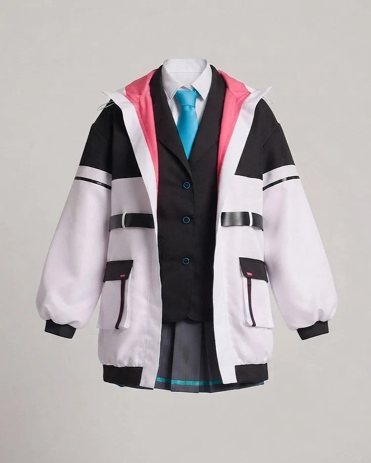 Damen Cosplay-Outfit mit modernem Anzug und stylishen Accessoires Drune