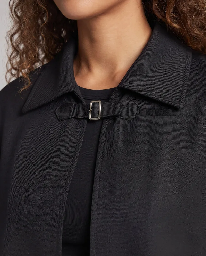 Damen eleganter Kapuzenumhang aus luxuriösem, schimmerndem Stoff Drune