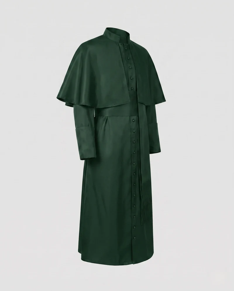 Damen eleganter Kapuzenumhang mit geschmeidigem Schnitt und kunstvollen Verzierungen Drune